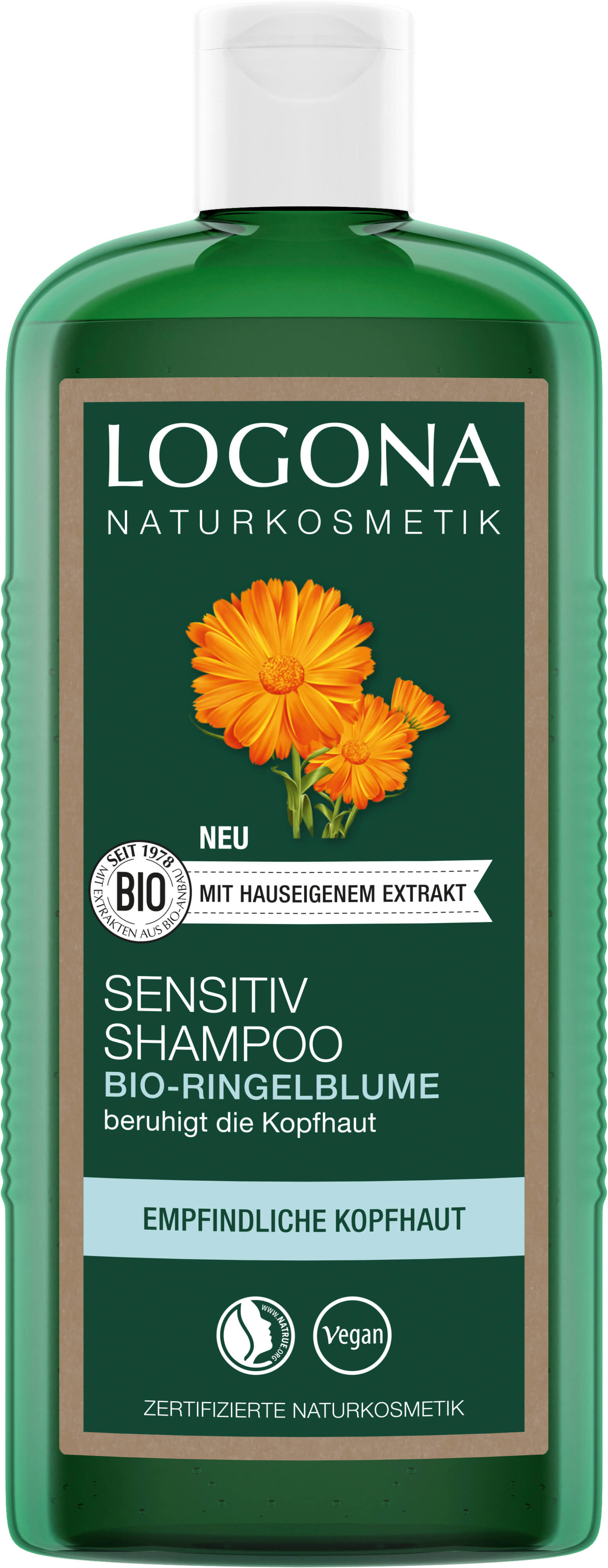 Organic Acacia Sensitive Shampoo | Cosmetics LOGONA Natural