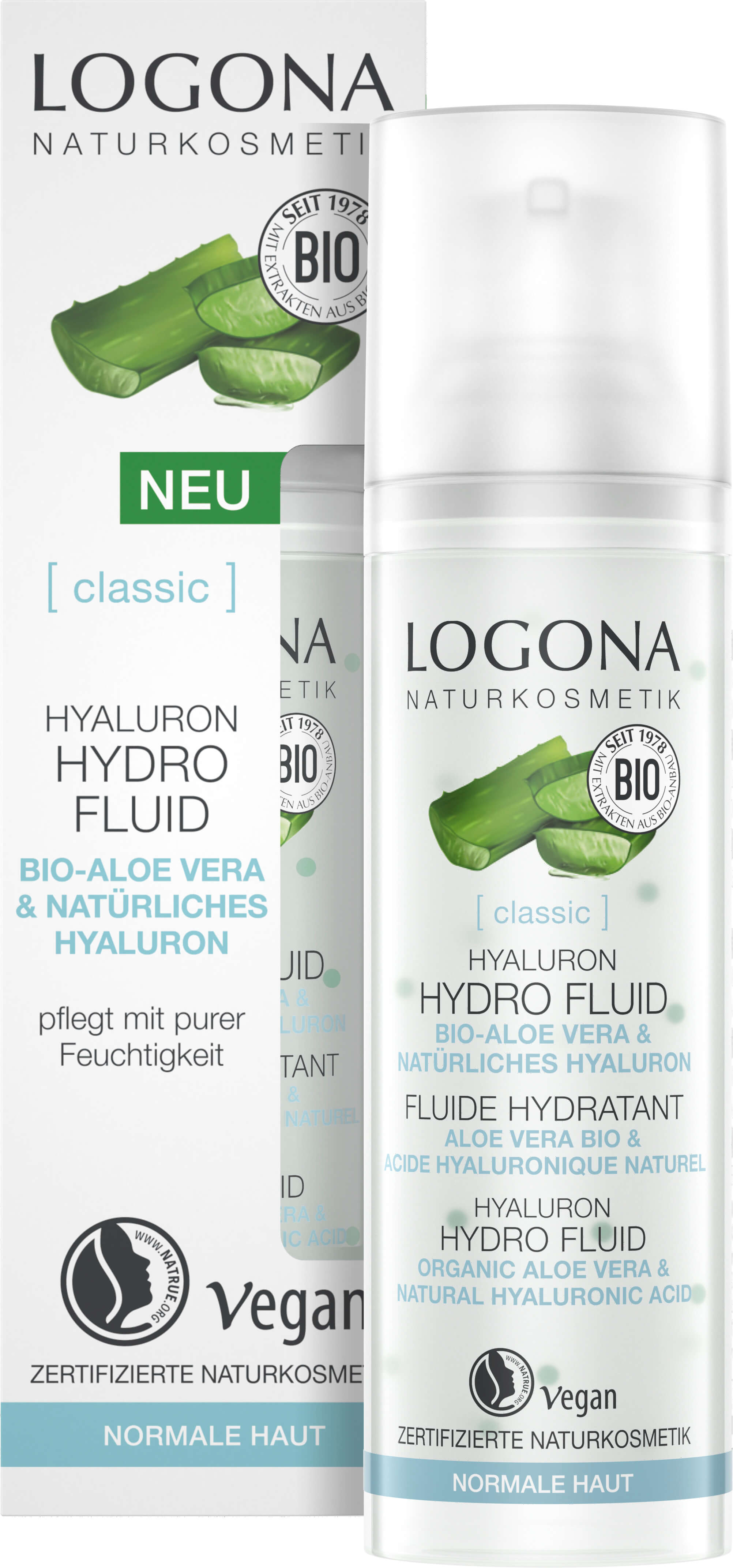 Hydro LOGONA Hyaluron Fluid | Naturkosmetik