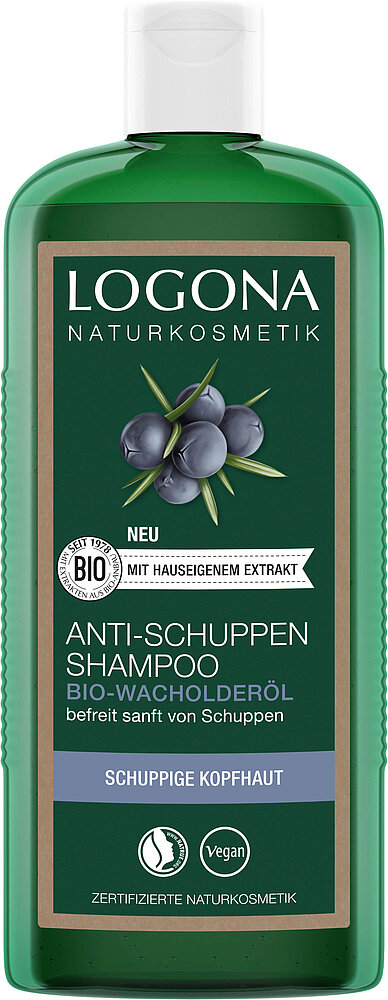 Naturkosmetik Anti-Schuppen Bio-Wacholderöl LOGONA Shampoo |